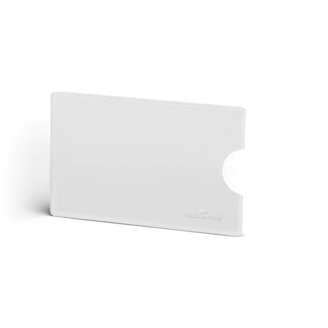Tasca porta carte di credito DURABLE RFID SECURE CONFEZIONE RETAIL trasparente 54x86mm  conf. 3 - 890319